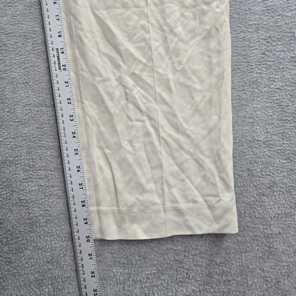 Tommy Bahama Men Pants 35X32 Beige Rayon Silk Pleated‎ 30